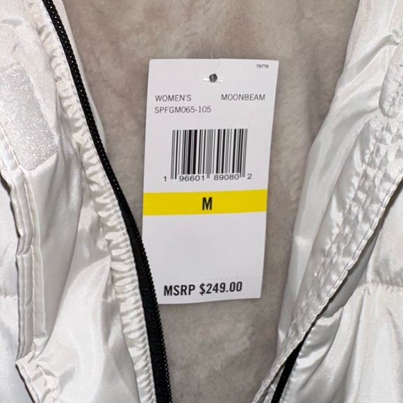 NWT Spyder Puffer Coat “Moonbeam” - Picture 6 of 8